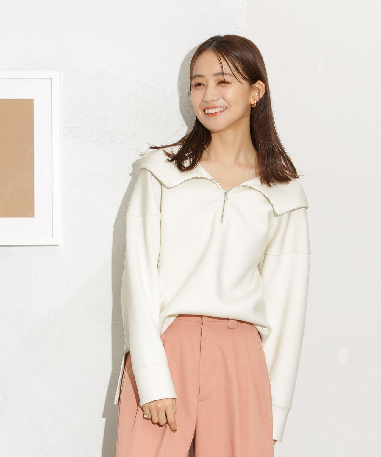 ダンボールハーフジップドルマンパーカー(セットアップ可)