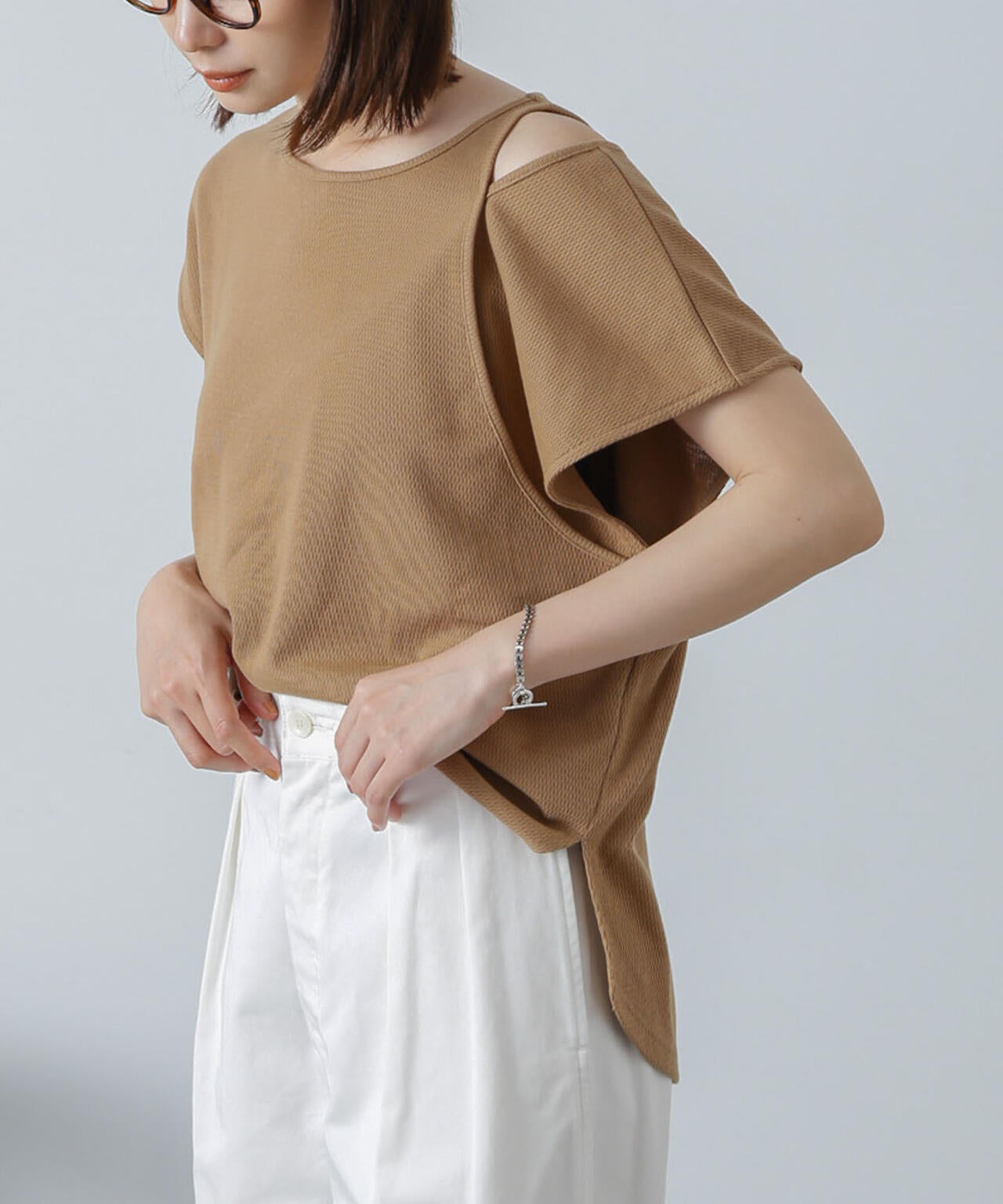 レイヤード風サーマルトップス