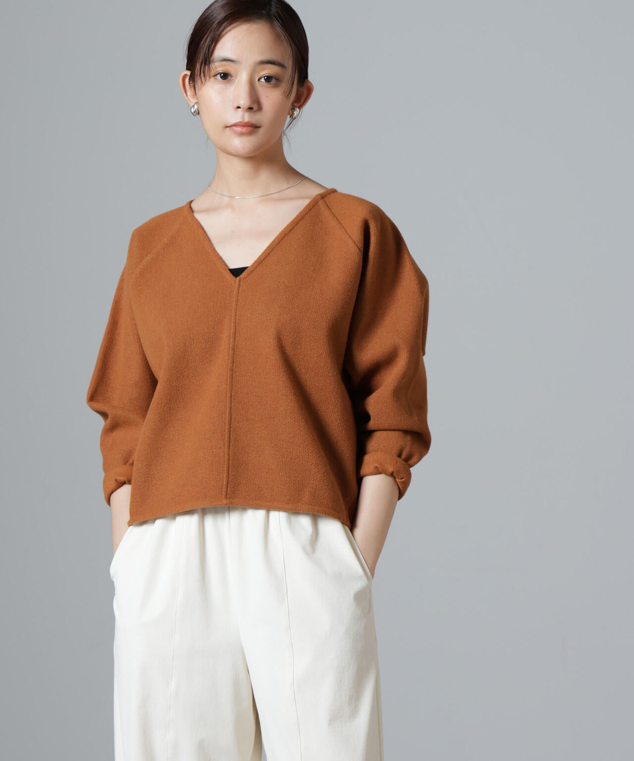 ウールライクニードルパンチプルオーバー(セットアップ可)