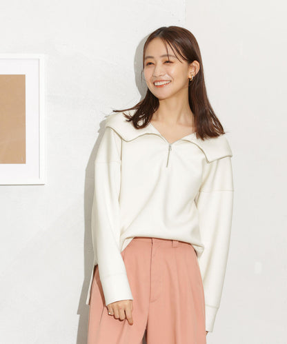 ダンボールハーフジップドルマンパーカー(セットアップ可)