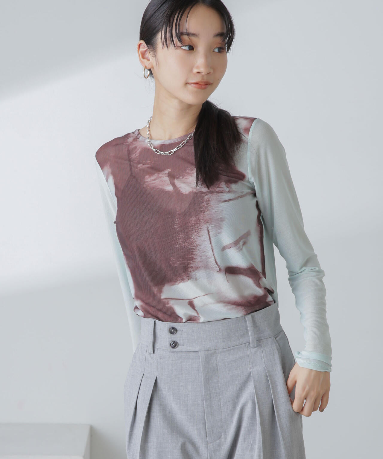 ストレッチチュール 前後2wayシアートップス