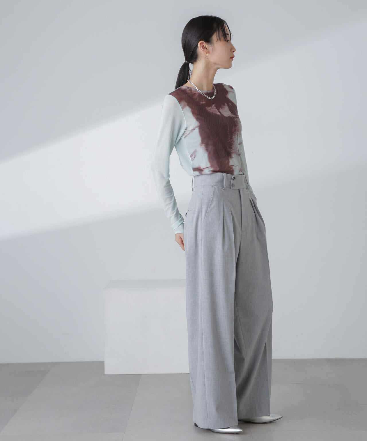 ストレッチチュール 前後2wayシアートップス