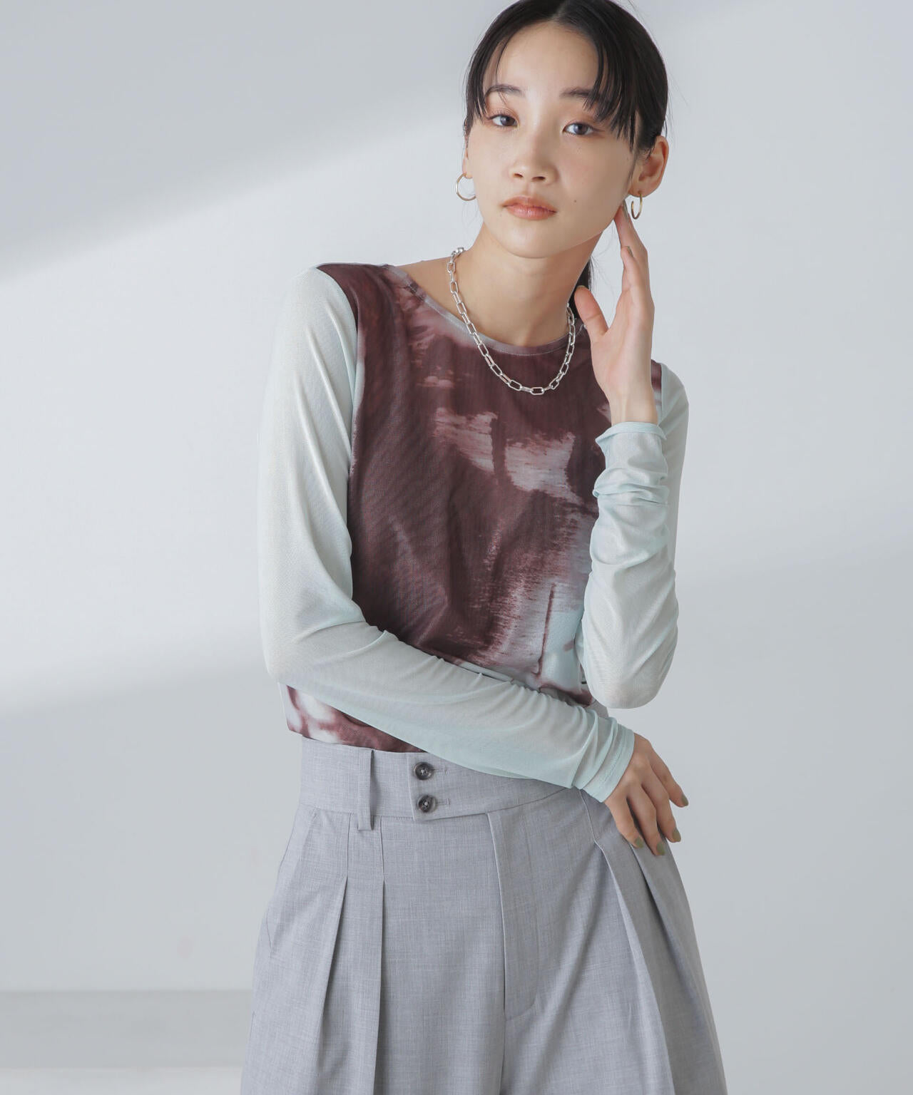 ストレッチチュール 前後2wayシアートップス