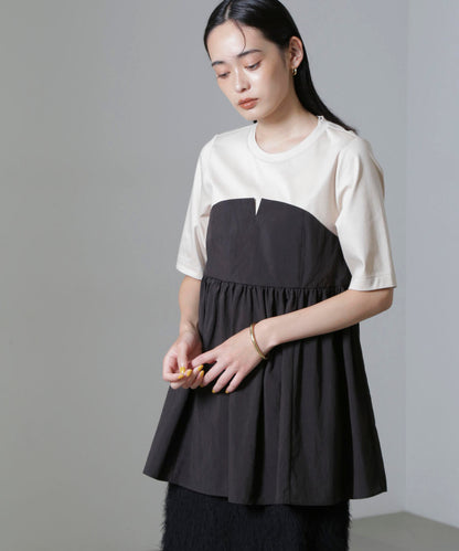 ビスチェコンビギャザートップス