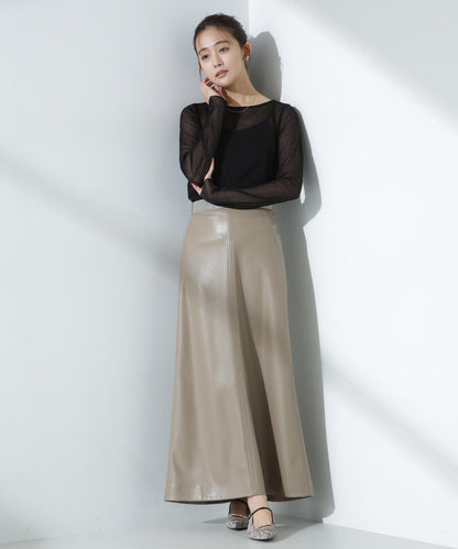 梨地シアーカットトップス