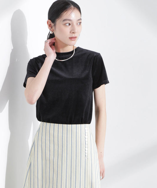 シアーベロアコンパクトTシャツ