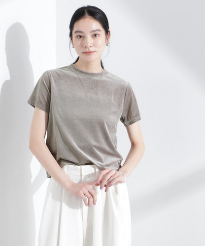 シアーベロアコンパクトTシャツ