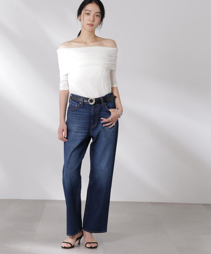 オフショルダーシアートップス