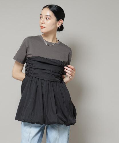 バルーンビスチェドッキングトップス