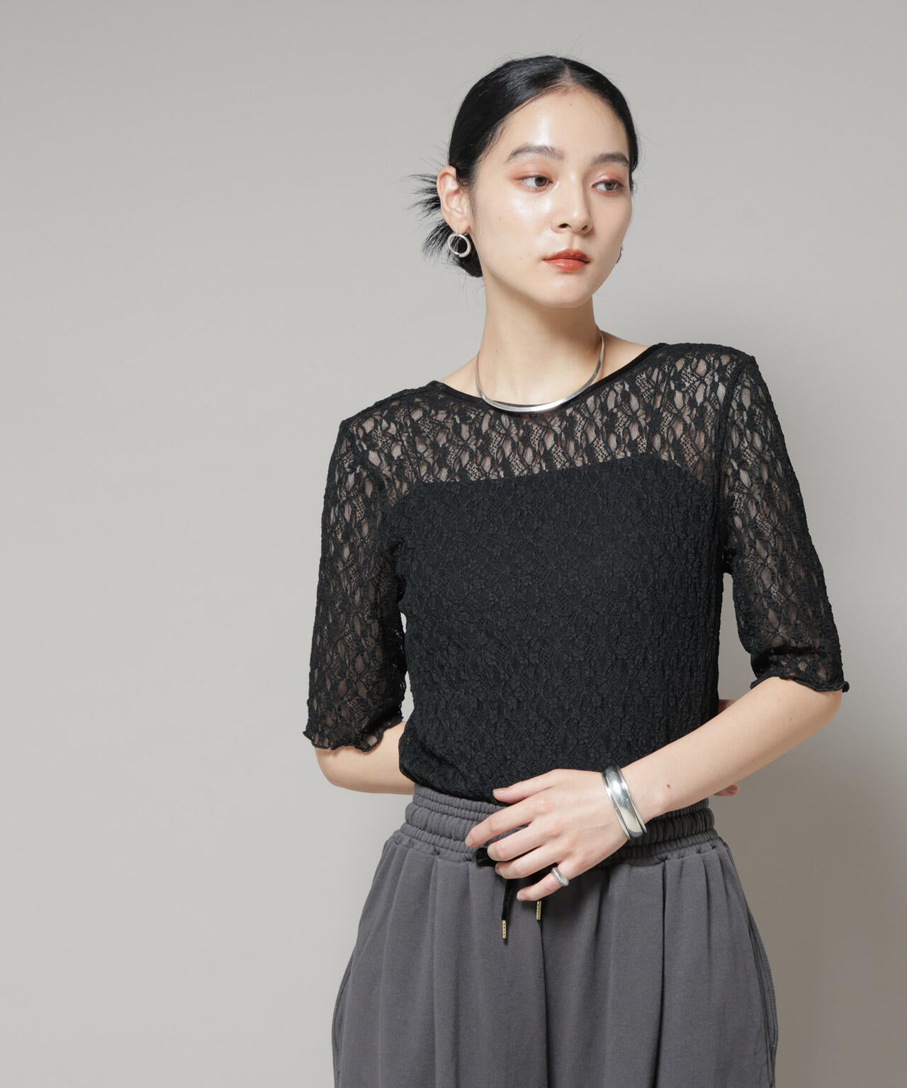 レースバックシャントップス