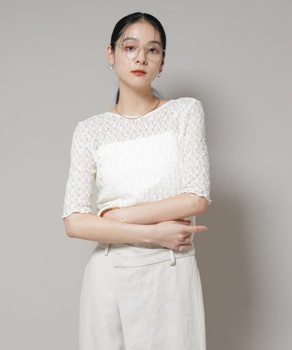 レースバックシャントップス