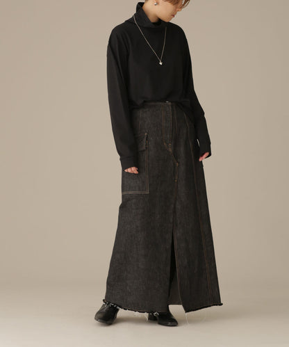 ハイネック　プルオーバー