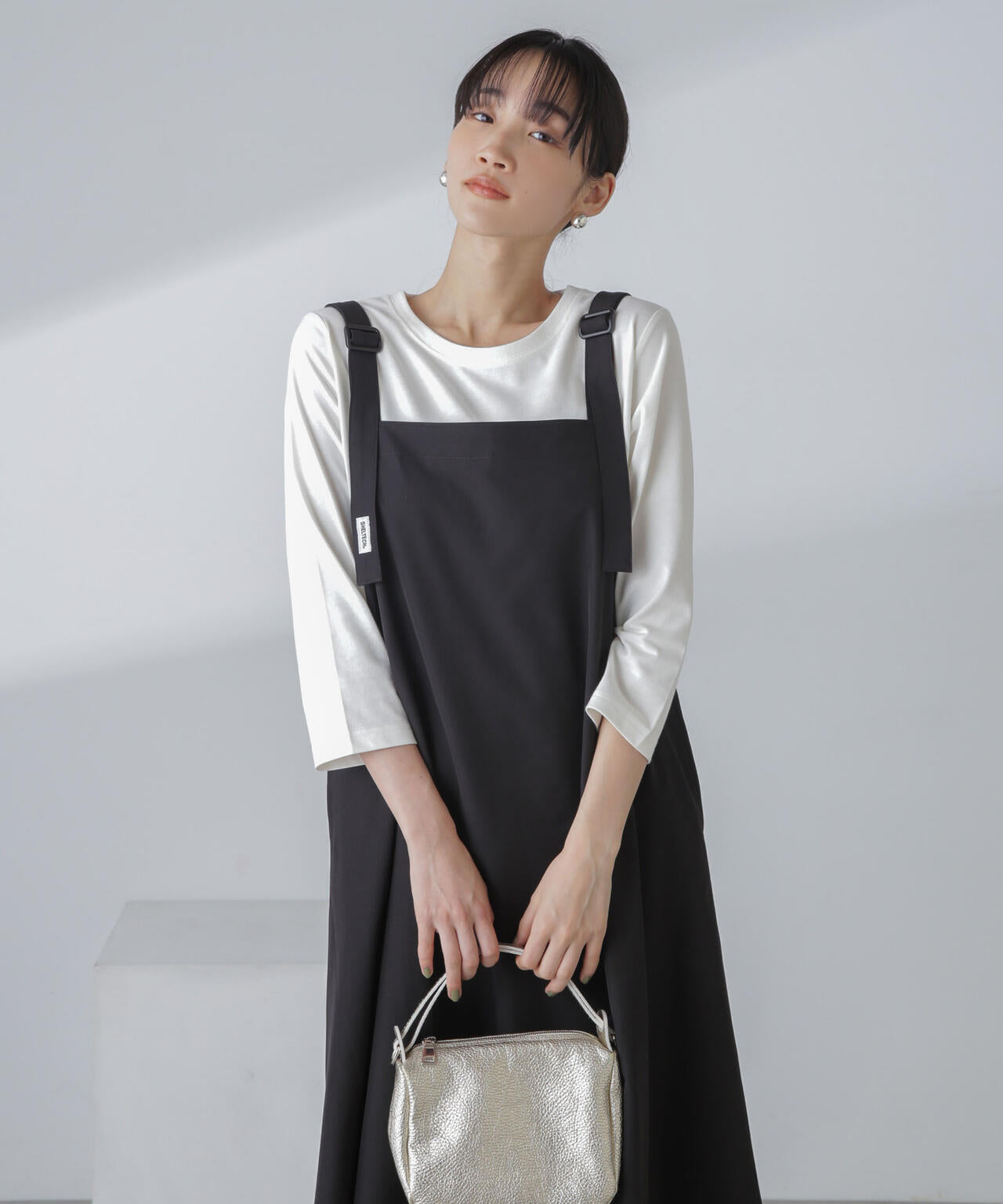 汗染み防止加工接触冷感7分袖カットソー