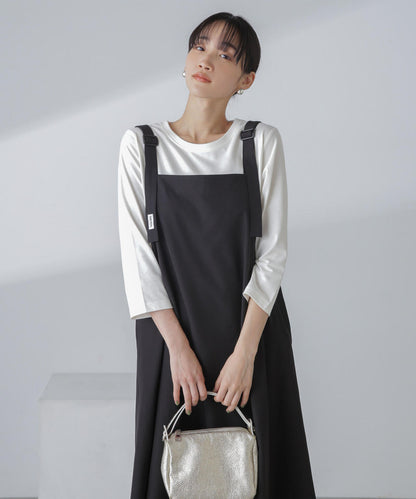 汗染み防止加工接触冷感7分袖カットソー