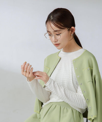 前後2wayシャーリングカットトップス