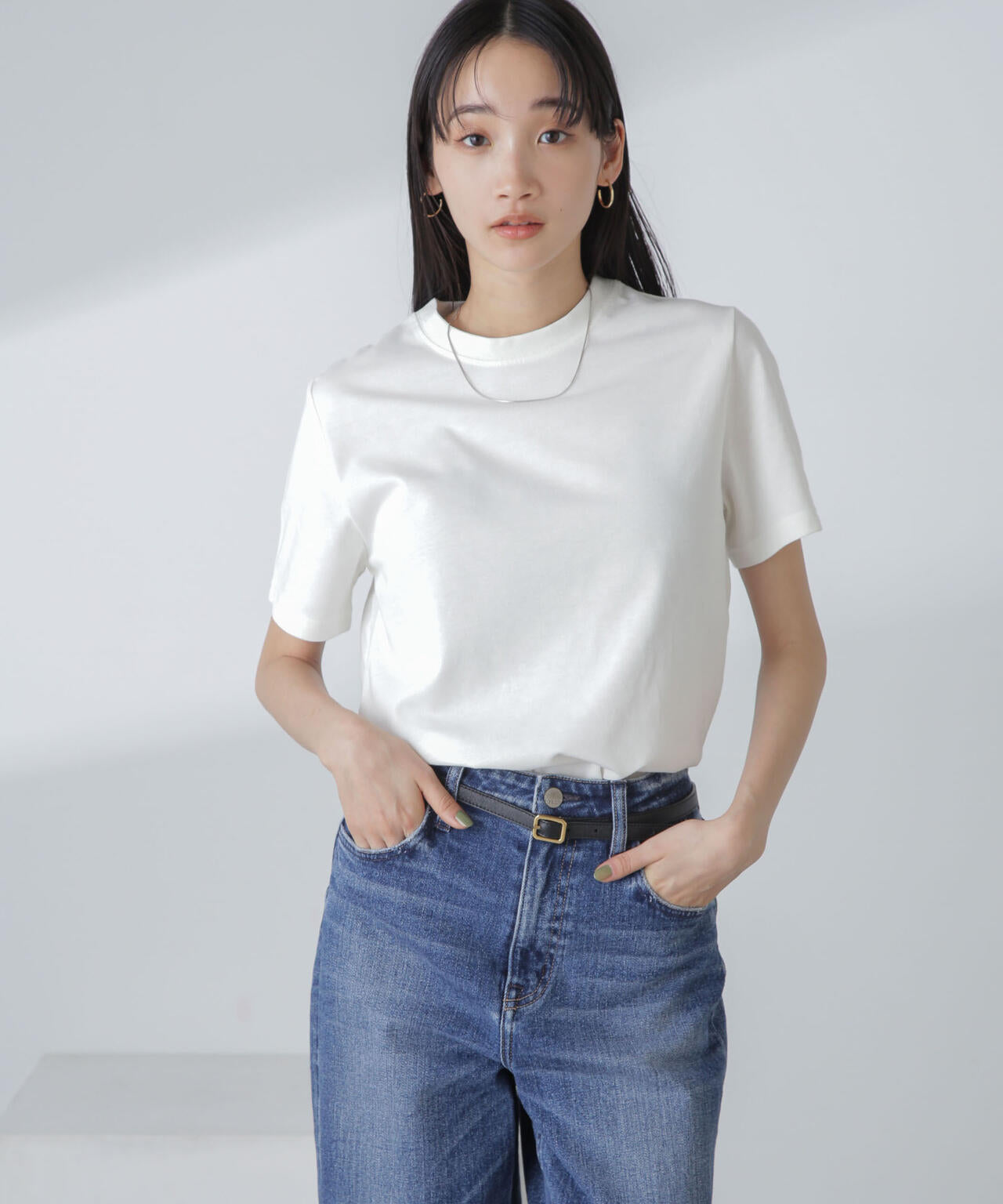 汗染み防止加工接触冷感半袖Tシャツ