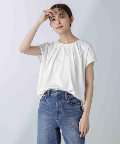 フロントタックフレンチスリーブプルオーバー