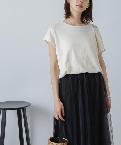 レイヤード風サーマルトップス