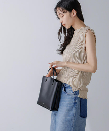 ウェーブリップルカットノースリーブトップス(セットアップ可)