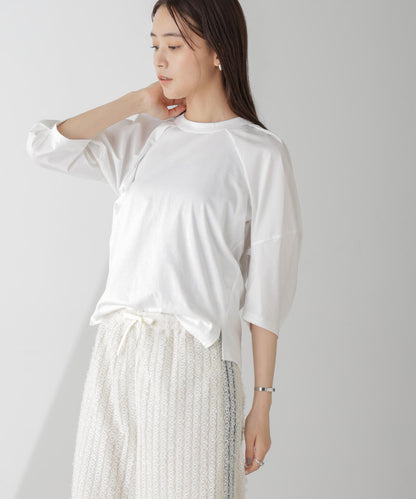 布帛タックスリーブカットプルオーバー