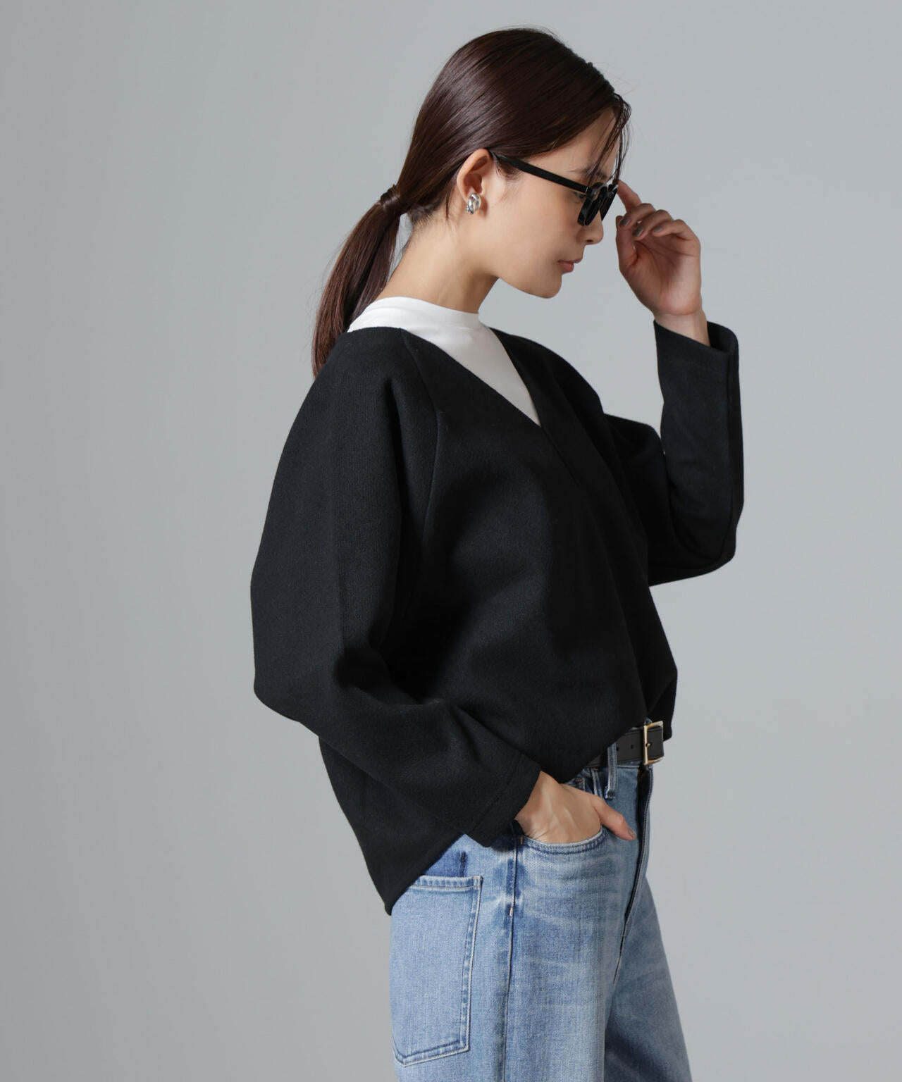 ウールライクニードルパンチプルオーバー(セットアップ可)