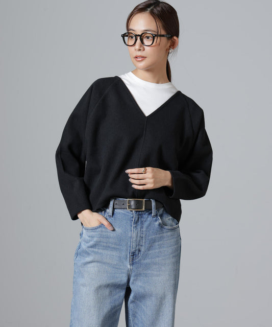 ウールライクニードルパンチプルオーバー(セットアップ可)