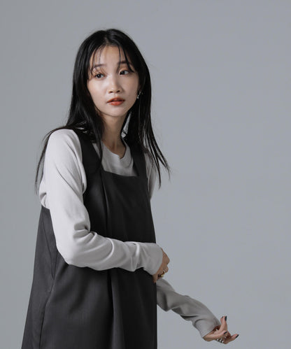 ジンジャー吸湿発熱抗菌防臭クルーネックカットソー