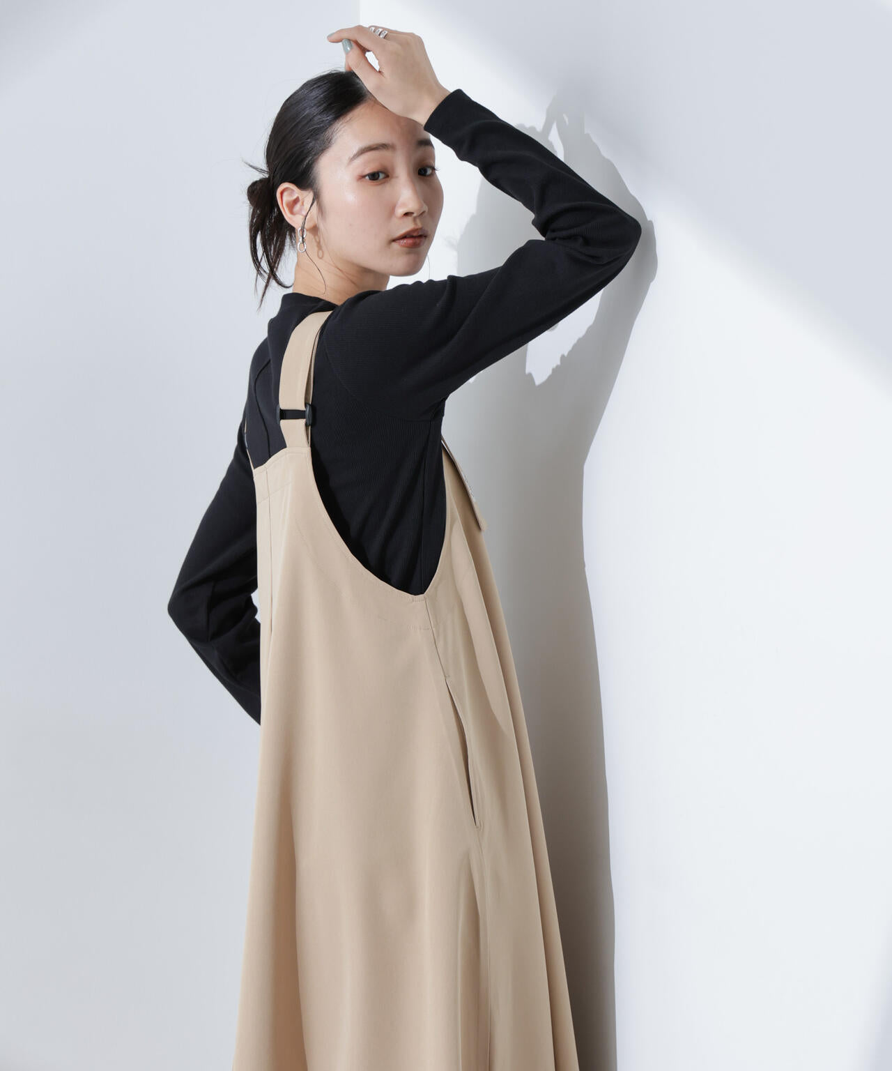 抗菌防臭リブロングスリーブTシャツ