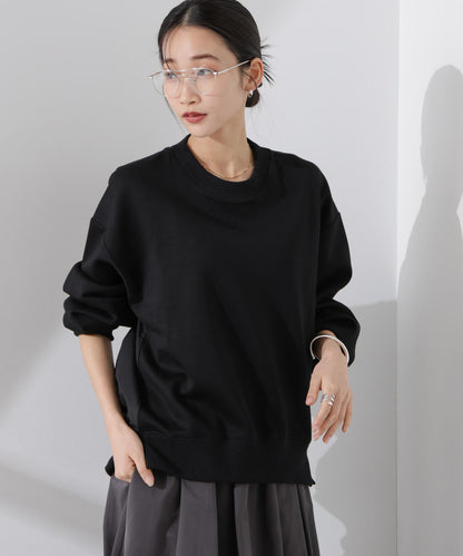 布帛コンビポンチカットトップス