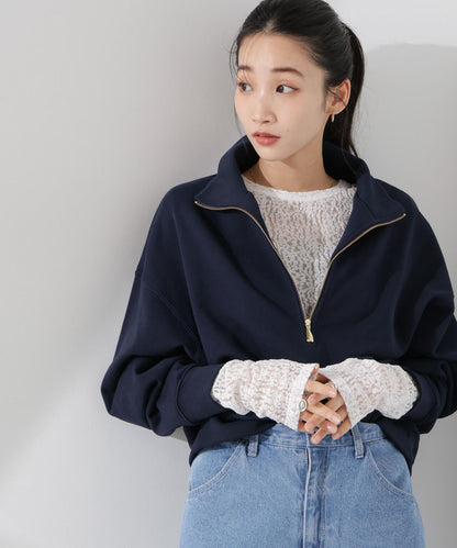 シアーレースカットトップス