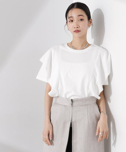 ラッフルデザインTシャツ