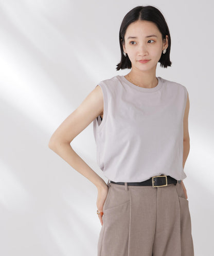 吸水速乾抗菌防臭ノースリーブトップス