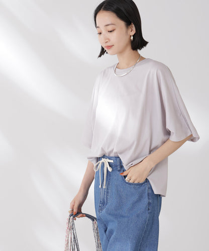 吸水速乾抗菌防臭ドルマンワイドトップス