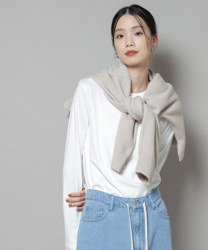 吸湿発熱クルーネックロングスリーブTシャツ