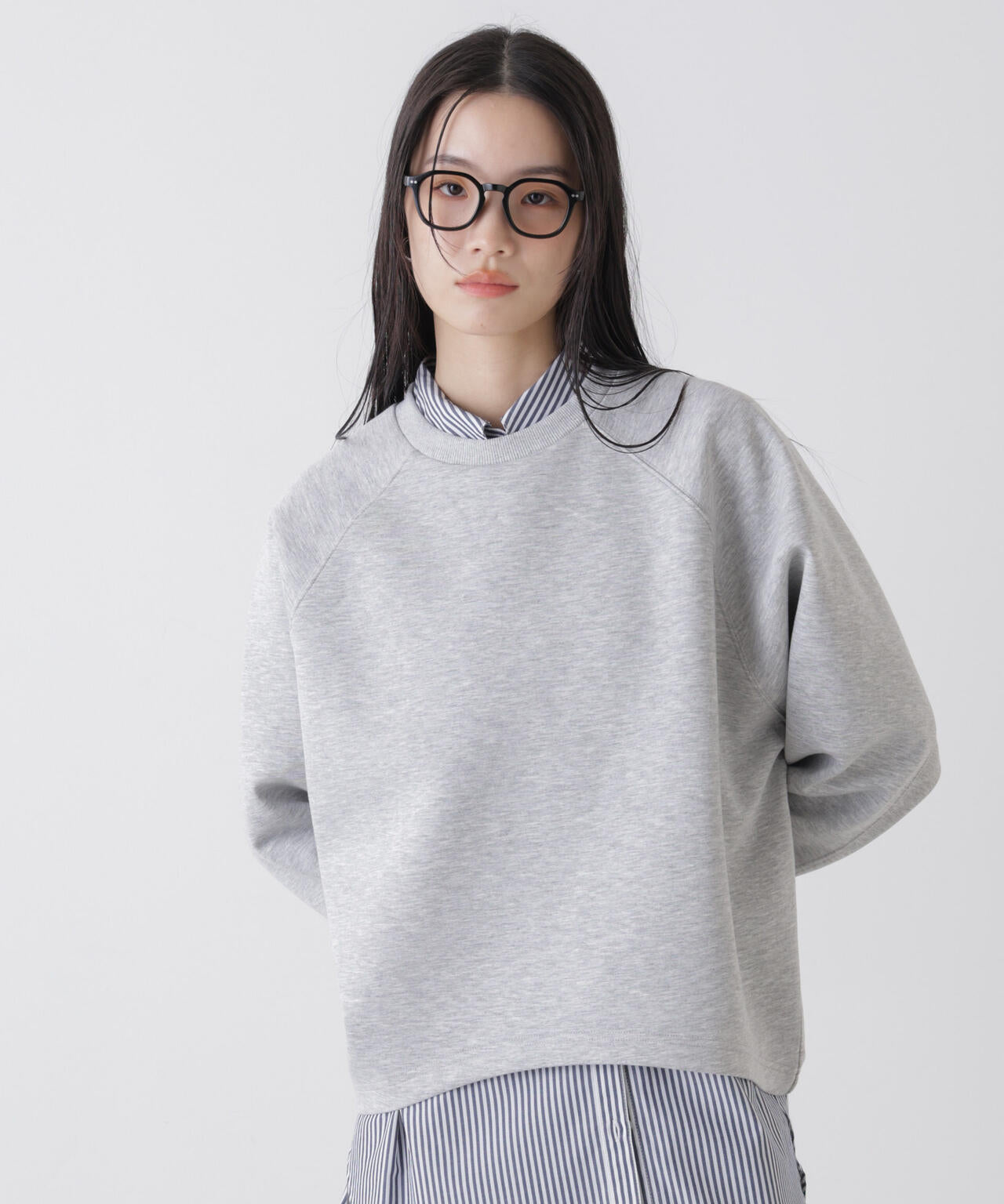 ソフトダンボールドルマンコクーンシルエットプルオーバー