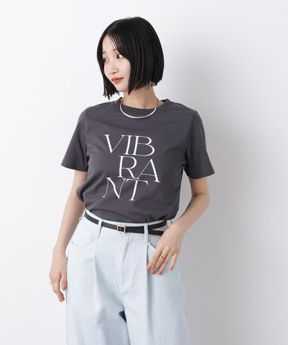 接触冷感&紫外線防止機能 ロゴプリントTシャツ