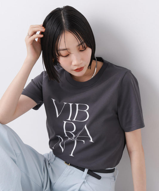 接触冷感&紫外線防止機能 ロゴプリントTシャツ