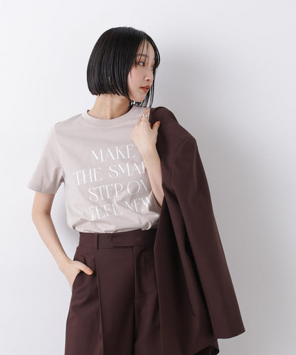 接触冷感&紫外線防止機能 ロゴプリントTシャツ